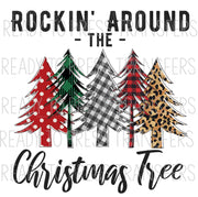 Rockin' Around the Christmas Tree Sublimation Transfer