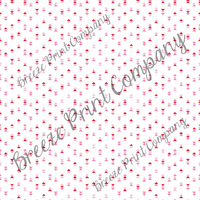Red, pink and white triangle craft vinyl printed sheet - HTV - Adhesive Vinyl - Valentine's HTV3754 modern