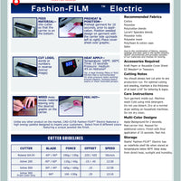 Stahls' CAD-CUT Fashion-FILM Electric Heat Transfer Vinyl sheet 12x15 inch sheets, metallic HTV CLEARANCE