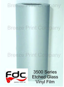 Etched Glass Vinyl Film sticky adhesive vinyl sheet FDC 3500 series - Breeze Crafts