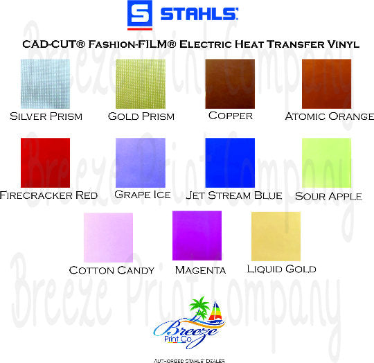 Stahls' CAD-CUT Fashion-FILM Electric Heat Transfer Vinyl 15 inch