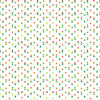 White with dark green, red and lime green triangle pattern craft vinyl sheet - HTV -  Adhesive Vinyl -  tribal Christmas HTV3751