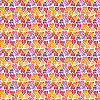 Watercolor HTV heart pattern craft craft vinyl sheet - HTV -  Adhesive Vinyl -  Valentine's Day HTV3958