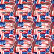 Fourth of July flag pattern vinyl sheet, stars and stripes, heat transfer/HTV or Adhesive Vinyl, abstract USA HTV2821 - Breeze Crafts