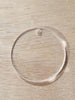 Clear Acrylic Blanks, Awareness Ribbon for keychains, ornaments and more, choose your size, with hole or no hole 1.5&quot;-20&quot;