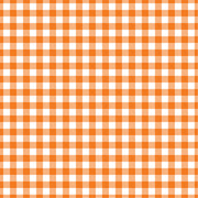 Orange Gingham  craft  vinyl sheet - HTV -  Adhesive Vinyl -  orange and white pattern vinyl   HTV217