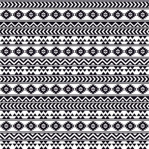 Black and white tribal pattern craft vinyl - HTV -  Adhesive Vinyl -  Aztec Peruvian pattern HTV907 - Breeze Crafts