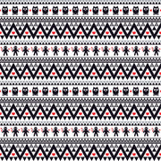 Black gray red owl tribal pattern craft  vinyl - HTV -  Adhesive Vinyl -  Aztec Peruvian pattern Halloween  HTV315 - Breeze Crafts