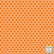 Orange quatrefoil craft  vinyl - HTV -  Adhesive Vinyl -  quatrefoil pattern HTV1432