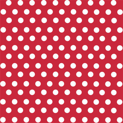 Brick red with white polka dot pattern craft  vinyl - HTV -  Adhesive Vinyl -  medium polka dots HTV1623 - Breeze Crafts