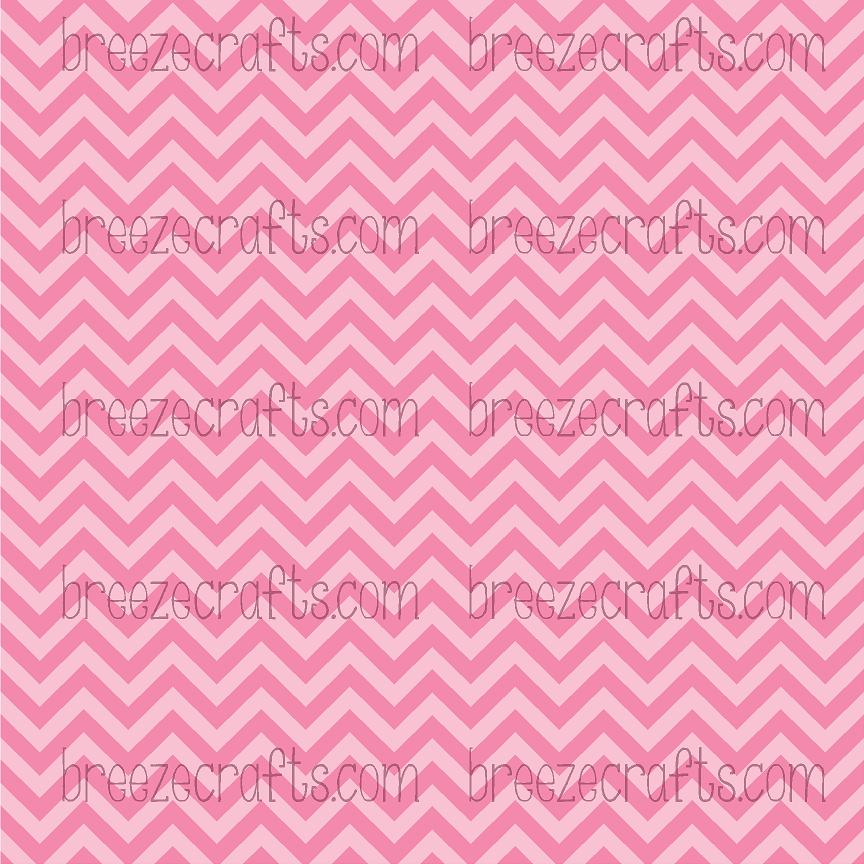 Pink and light pink chevron craft vinyl - HTV -  Adhesive Vinyl - breast cancer awareness - zig zag pattern HTV6008