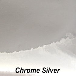 StarCraft Metal - Chrome Silver Adhesive Vinyl 12x12 inch sheets, metallic permanent vinyl