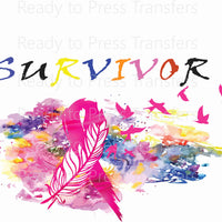 Breast Cancer Survivor - Sublimation Transfer T126