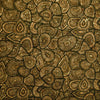 Natural Cork Fabric black teardrop pattern with metallic flakes 15x18 inch