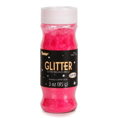 Fine Glitter - Neon Pink - 3 ounce jar
