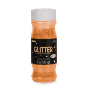 Fine Glitter - Neon Orange - 3 ounce jar, halloween crafts, darice, craft glitter, AB glitter, iridescent sparkles