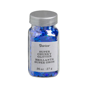 Super Chunky Glitter - Iridescent Blue - .95 oz