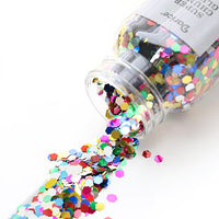 Super Chunky Glitter - Multi Color Rainbow - .95 oz