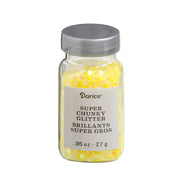 Super Chunky Glitter - Yellow Daisy - Flower shaped glitter - .95 oz