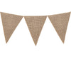Burlap Pennant Banners: Blank, 4.75 x 6 inches