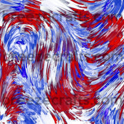 Red, white and blue pattern printed craft vinyl sheets - HTV or Adhesive Vinyl - abstract HTVWC36
