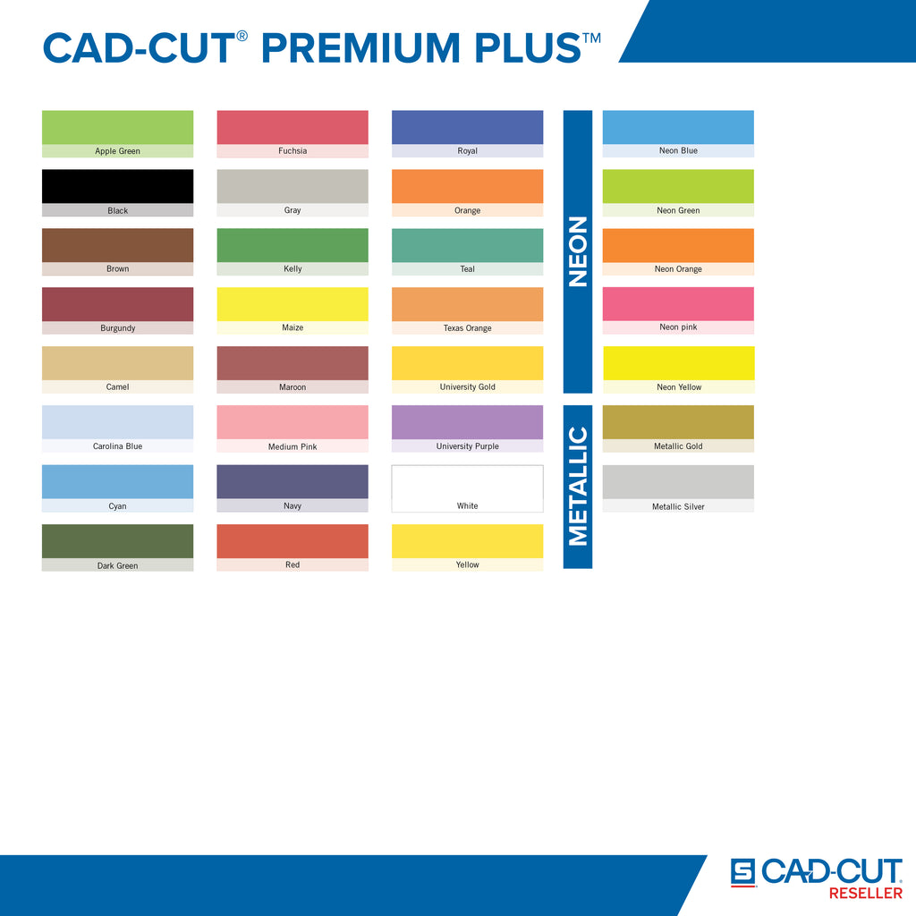 CAD-COLOR Printable Heat Transfer Vinyl