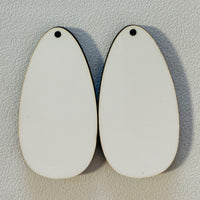Sublimation Earrings, teardrop, 1.5 inch - 1 sided SE3