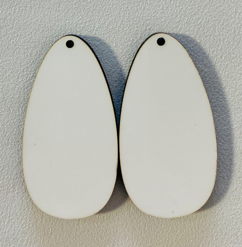 Sublimation Earrings, Sublimation Blank, Oval Earrings, Blank