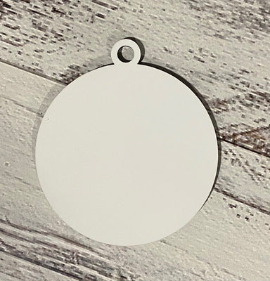 sublimation ornament blank, hardboard, 1 sided