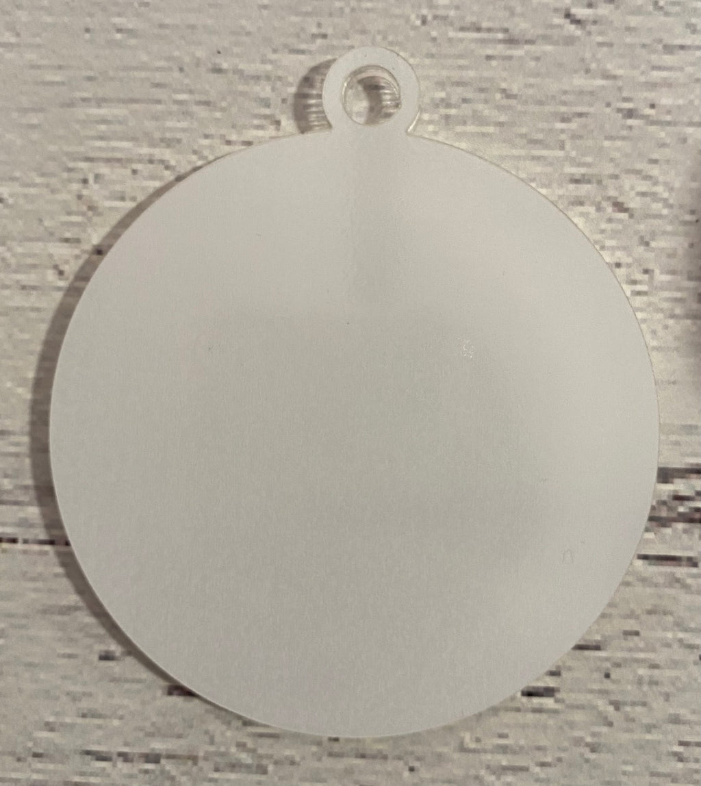3.5 Circle - Sublimation metal ornament