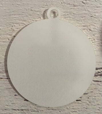 Sublimation Blank Aluminum Stickers Set Round Blank Bezel Pendant Tray  Aluminum Sheet, Includes Sublimation Blank Discs and Double Side Tapes for