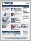 Stahls Heat Transfer Foil with Adhesive Sheet