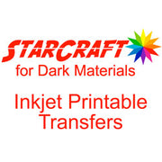 StarCraft Inkjet Printable Heat Transfers for Dark Materials 10-Pack 8.5x11 inch sheets