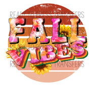 Fall Vibes Sublimation Transfer - T209