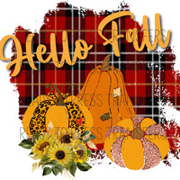 Hello Fall Sublimation Transfer - T210