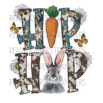 Hip Hop Easter Bunny Sublimation Transfer. Ready to press.