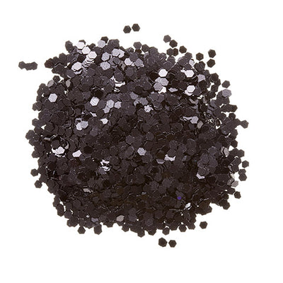 darice chunky black mixed glitter .75 ounce container, glitter for crafts, glitter for candles, glitter for cups, glitter for tumblers