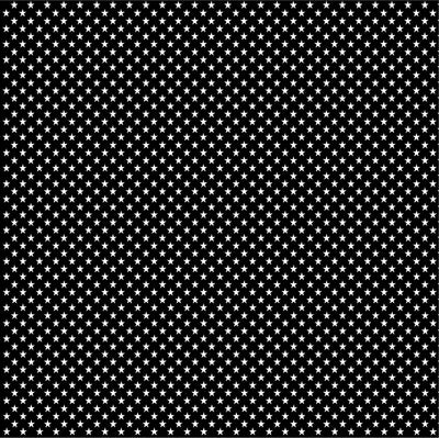 Black with white mini stars craft  vinyl sheet - HTV -  Adhesive Vinyl -  star pattern HTV2418 - Breeze Crafts