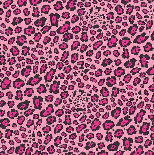 Pink Leopard print craft patterned vinyl sheet, heat transfer/HTV or Adhesive Vinyl, pink and black cheetah, animal print vinyl  HTV2