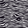 Black zebra patterned craft vinyl sheet - HTV / heat transfer vinyl - Adhesive Vinyl - pattern vinyl HTV1223 - Breeze Crafts