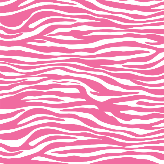 Pink zebra print craft patterned vinyl sheet - HTV or Adhesive