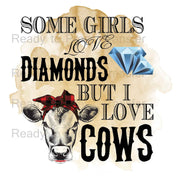 I Love Cows - Funny Sublimation Transfer T145