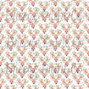 Deer print sublimation pattern sheet S4005
