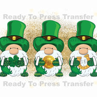 Gnome Sublimation Transfer - St Patrick's Day T191