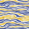 Blue and Yellow Zebra patterned craft vinyl sheet - HTV / heat transfer vinyl - Adhesive Vinyl - pattern vinyl HTV1243