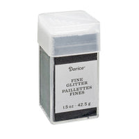 Glitter - Ebony Black Extra Fine - 1.5 ounce, Darice glitter for crafts and tumblers