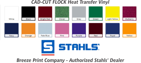 Stahls' Flock Heat Transfer Vinyl Sheets 12x15 inch - CLEARANCE