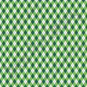 Green Argyle Sublimation Pattern Sheet S3805