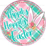 Hippity Hoppity Easter Heat Transfer Vinyl or Sublimation Transfer - T103