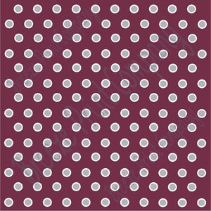 Maroon with grey and white polka dots craft  vinyl - HTV -  Adhesive Vinyl -  polka dot pattern HTV261